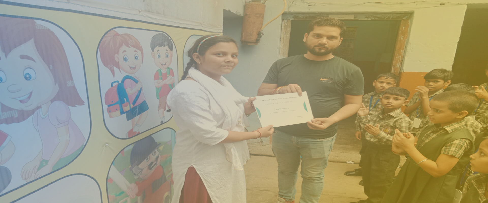 Certificate distribution ceremony